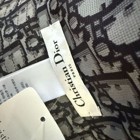 Brand new Dior double sided Black and Gray bucket  Hat main image 5